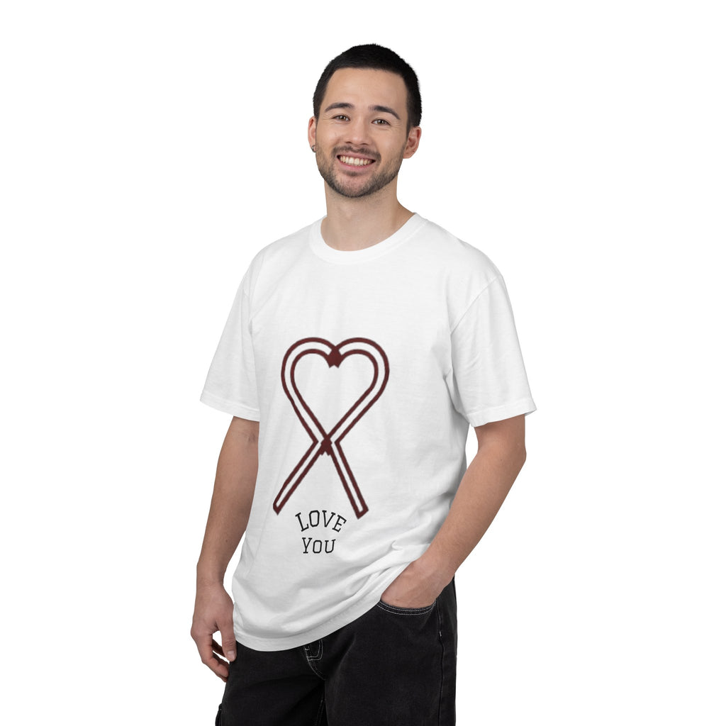 Love You Heart Ribbon T-Shirt