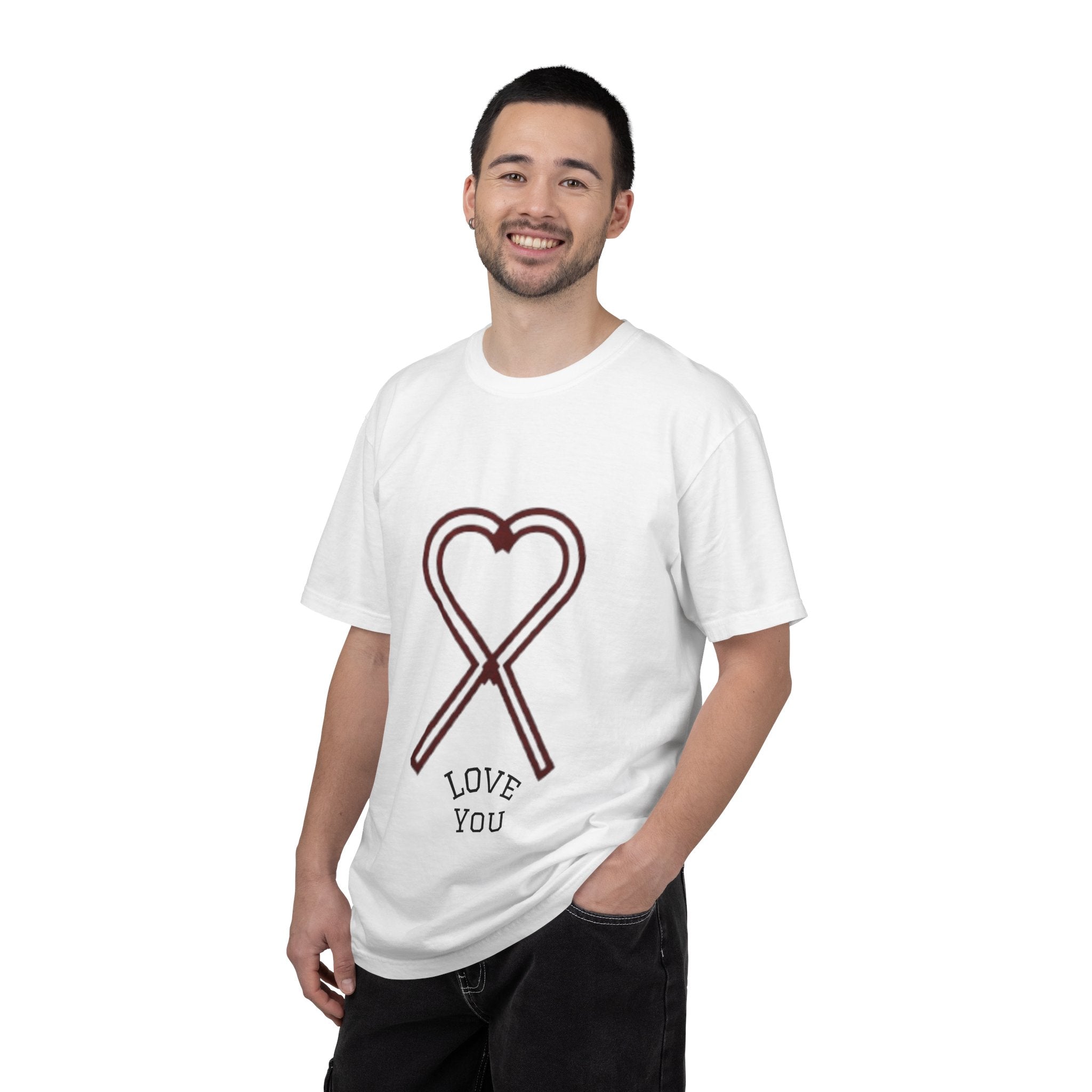 Love You Heart Ribbon T-Shirt