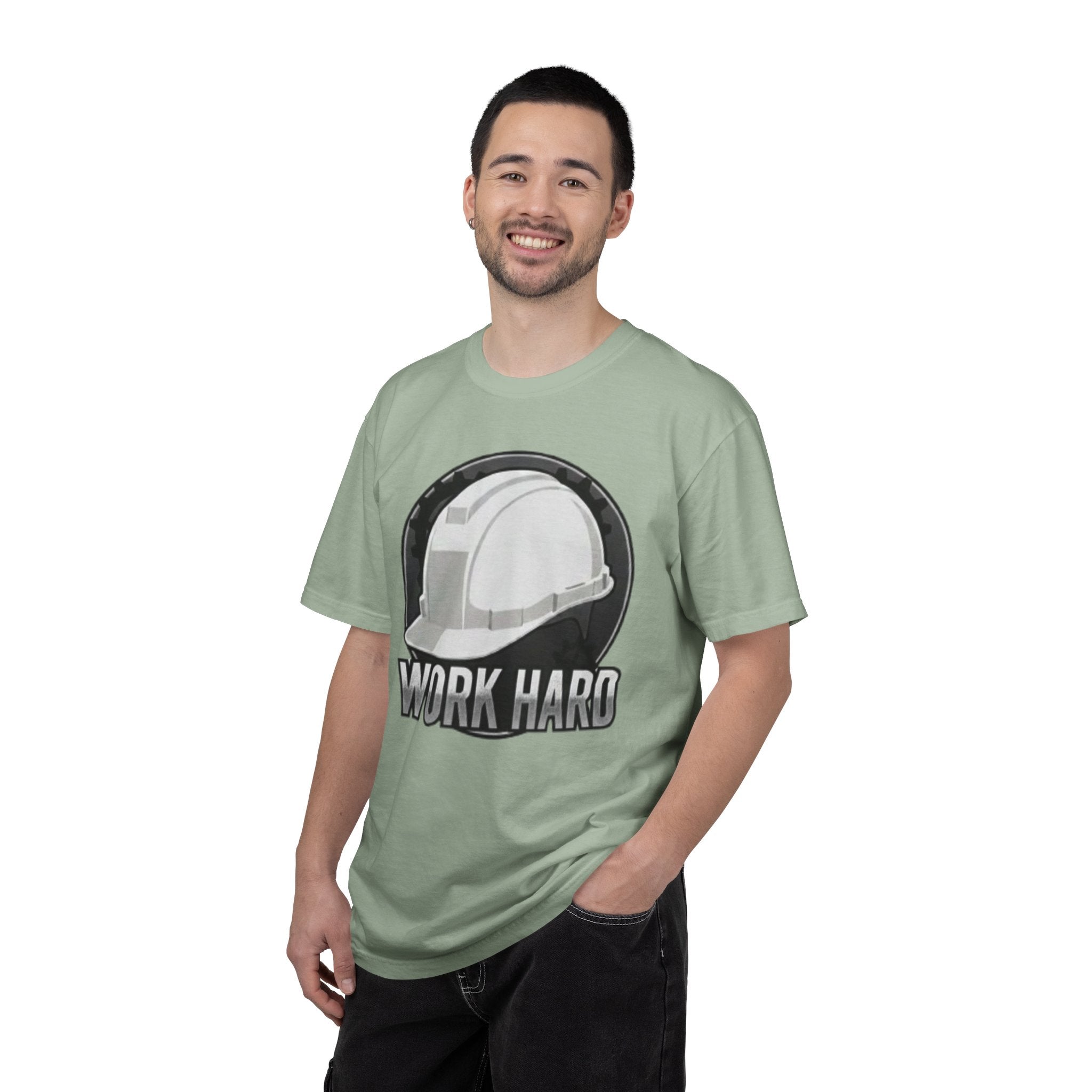Work Hard Construction Helmet T‑Shirt