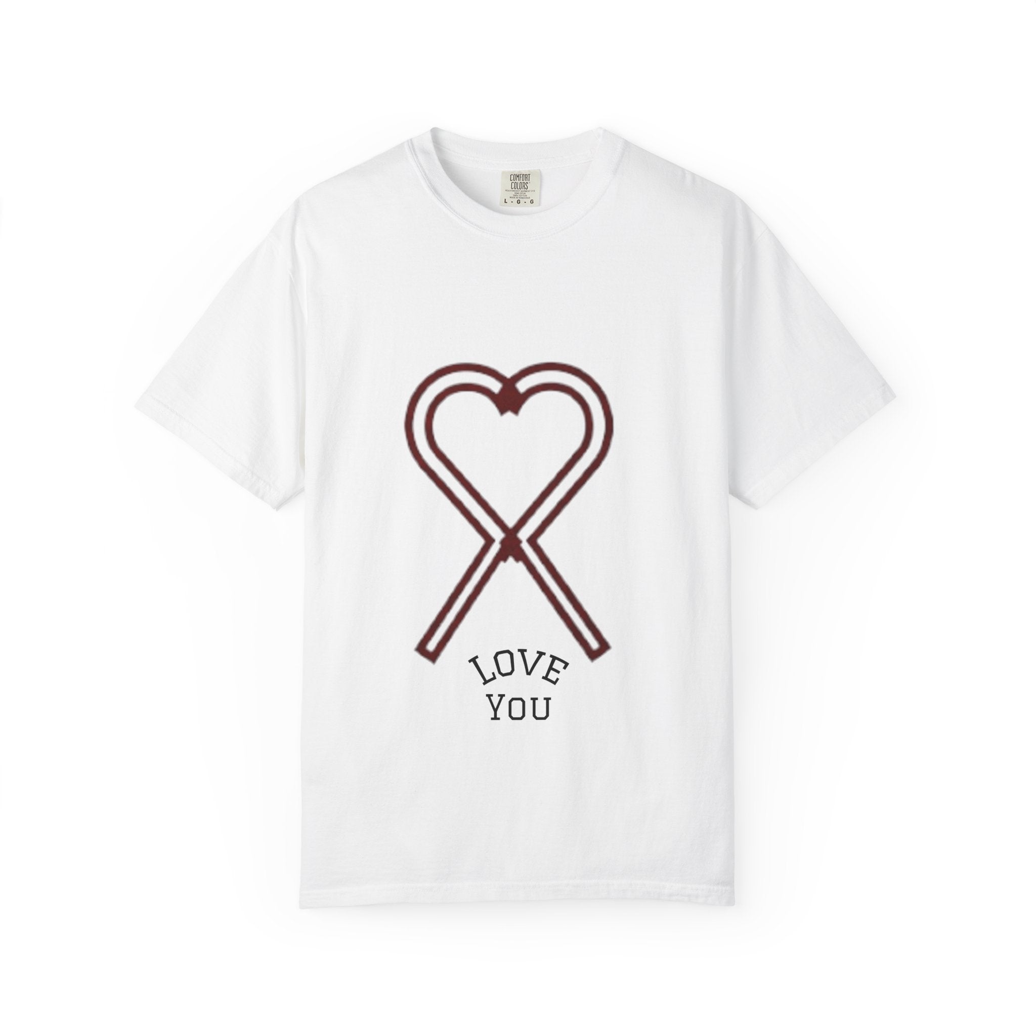 Love You Heart Ribbon T-Shirt