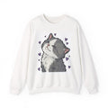 Cute Smiling Kitten Sweatshirt — Cozy Cat Lover Crewneck