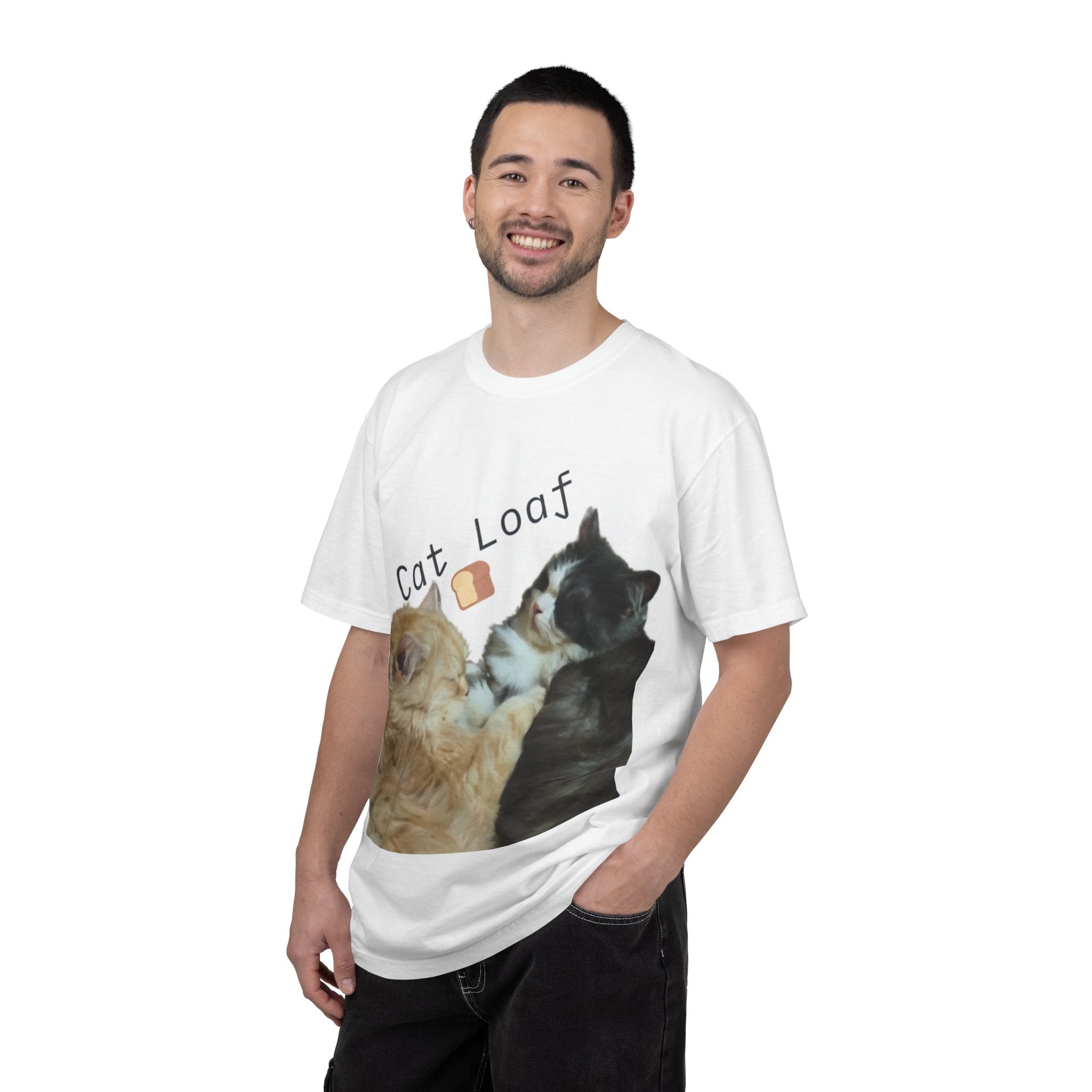 Cat Loaf T-Shirt — Cute Sleeping Cats Graphic Tee
