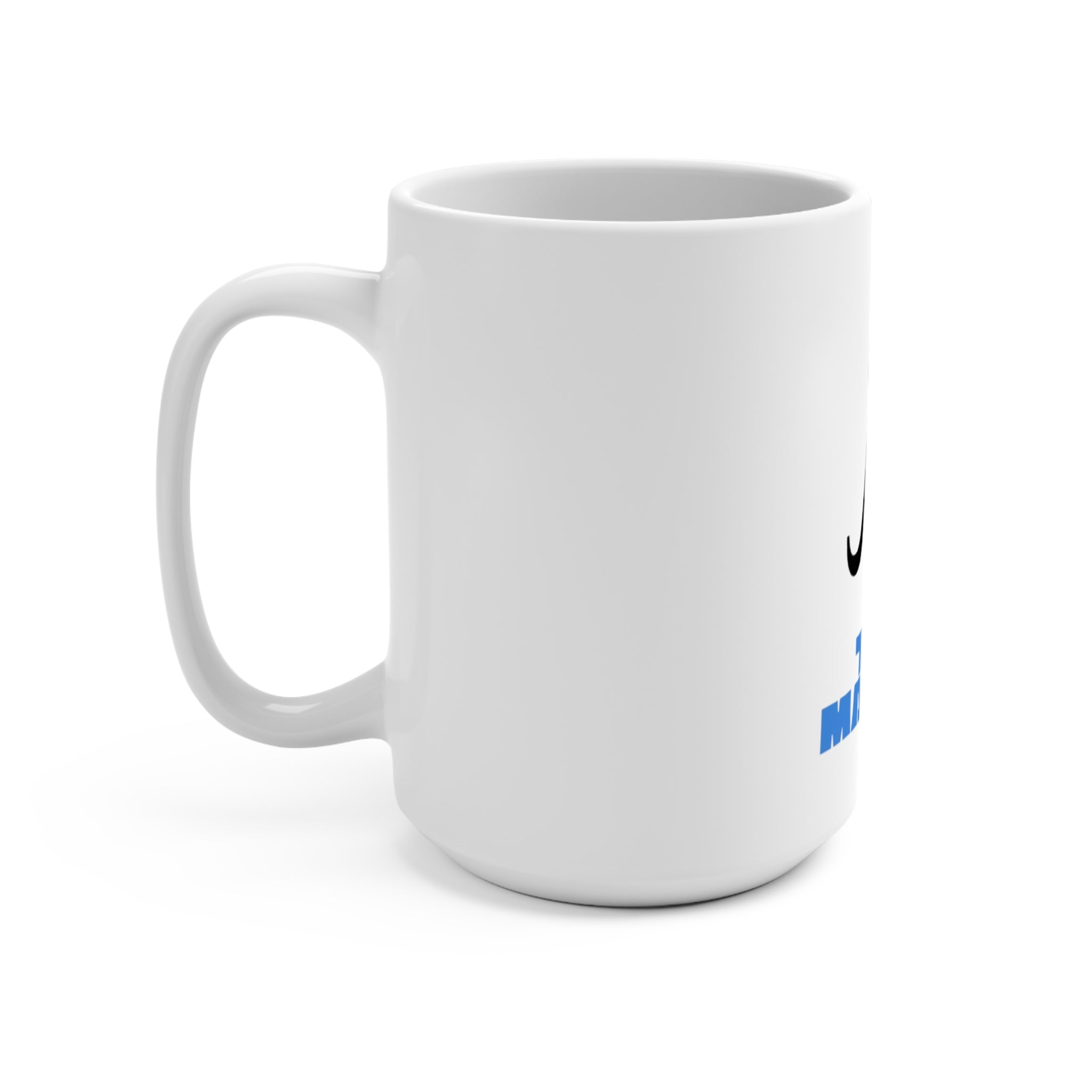 15oz Ceramic Mug — 'I  AThematics' Retro Logo Coffee Cup
